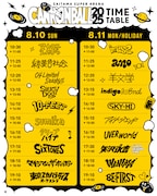 「CANNONBALL 2025」タイムテーブル