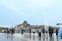 “びしょ濡れ”ハーバースプラッシュ