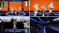 VRChatのBABYMETALコンテンツ「Avatar Dance Stage」より。