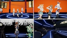 VRChatのBABYMETALコンテンツ「Avatar Dance Stage」より。