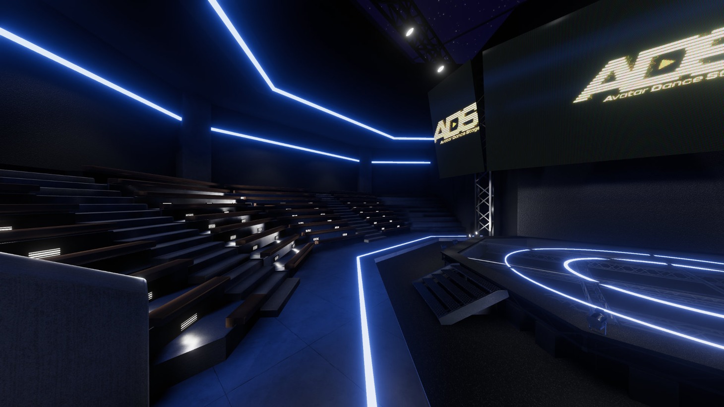 VRChatのBABYMETALコンテンツ「Avatar Dance Stage」より。