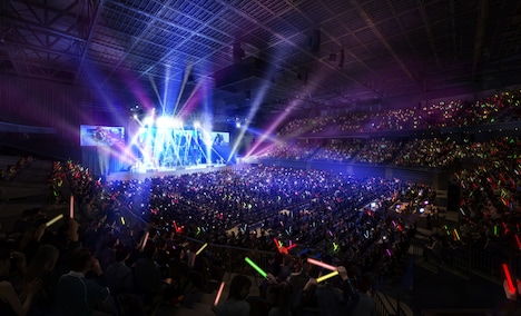 コンサート時のメインアリーナ。