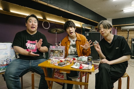 左からニシダ、ROY、MARCY。