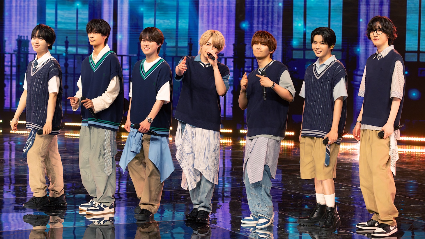 「Star Song Special」第10回より、なにわ男子のパフォーマンスの様子。 ©︎Storm Labels Inc.