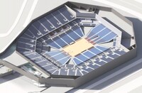 ヒューリックが手がける千葉・幕張の新アリーナの館内イメージ図。※今後変更の可能性あり