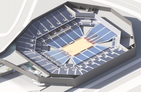 ヒューリックが手がける千葉・幕張の新アリーナの館内イメージ図。※今後変更の可能性あり