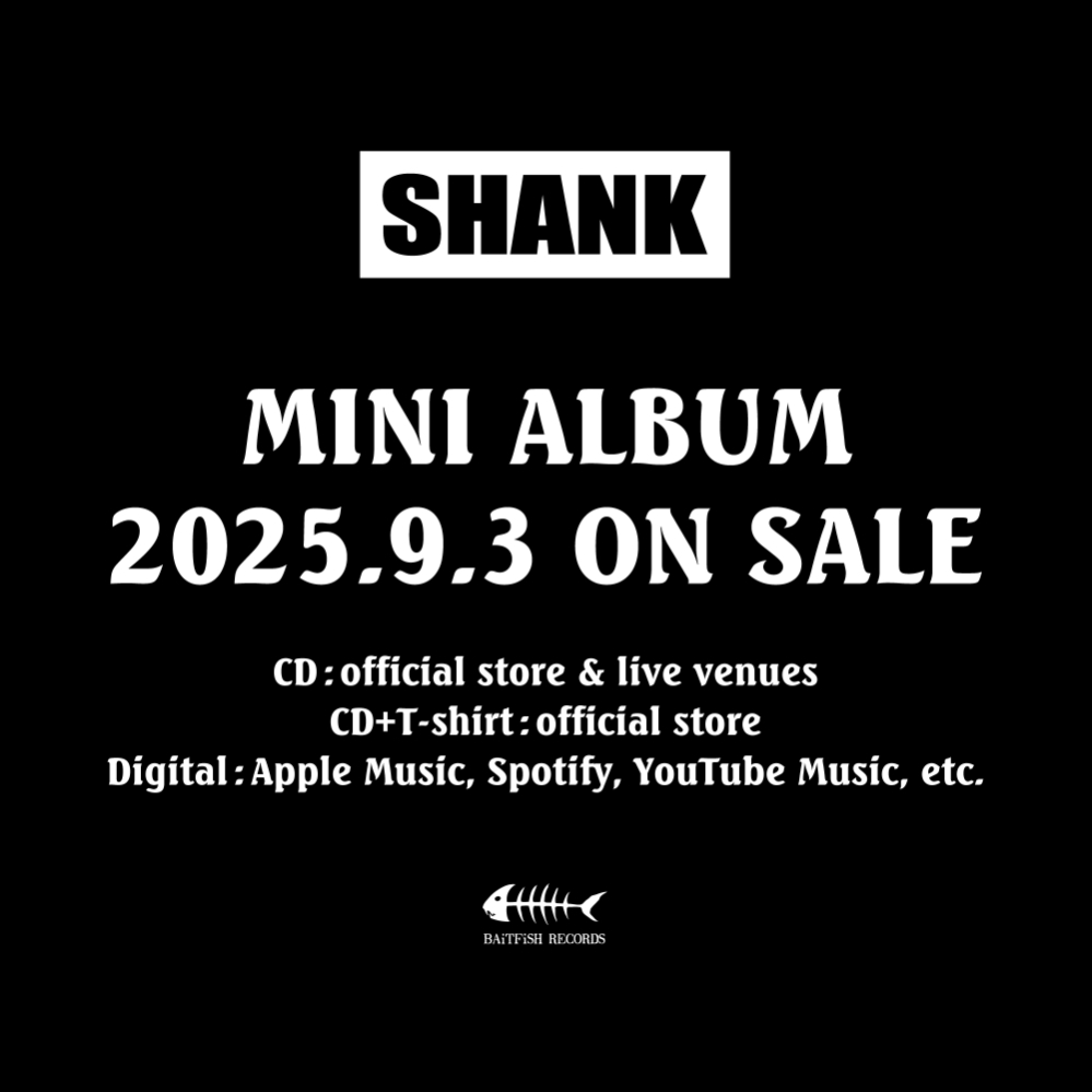 SHANKミニアルバム（タイトル未定）リリース告知画像