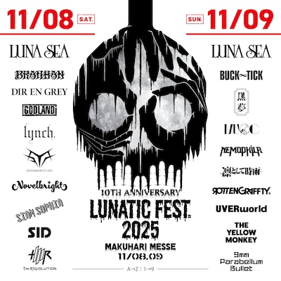 「LUNATIC FEST. 2025」日割り