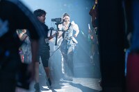 アリーナを走る風見和香。