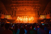 巨大な火柱が上がるステージ。