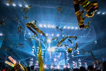 「私立恵比寿中学 新体制始業式『GOLDEN EIGHT ーnew againー』」の様子。