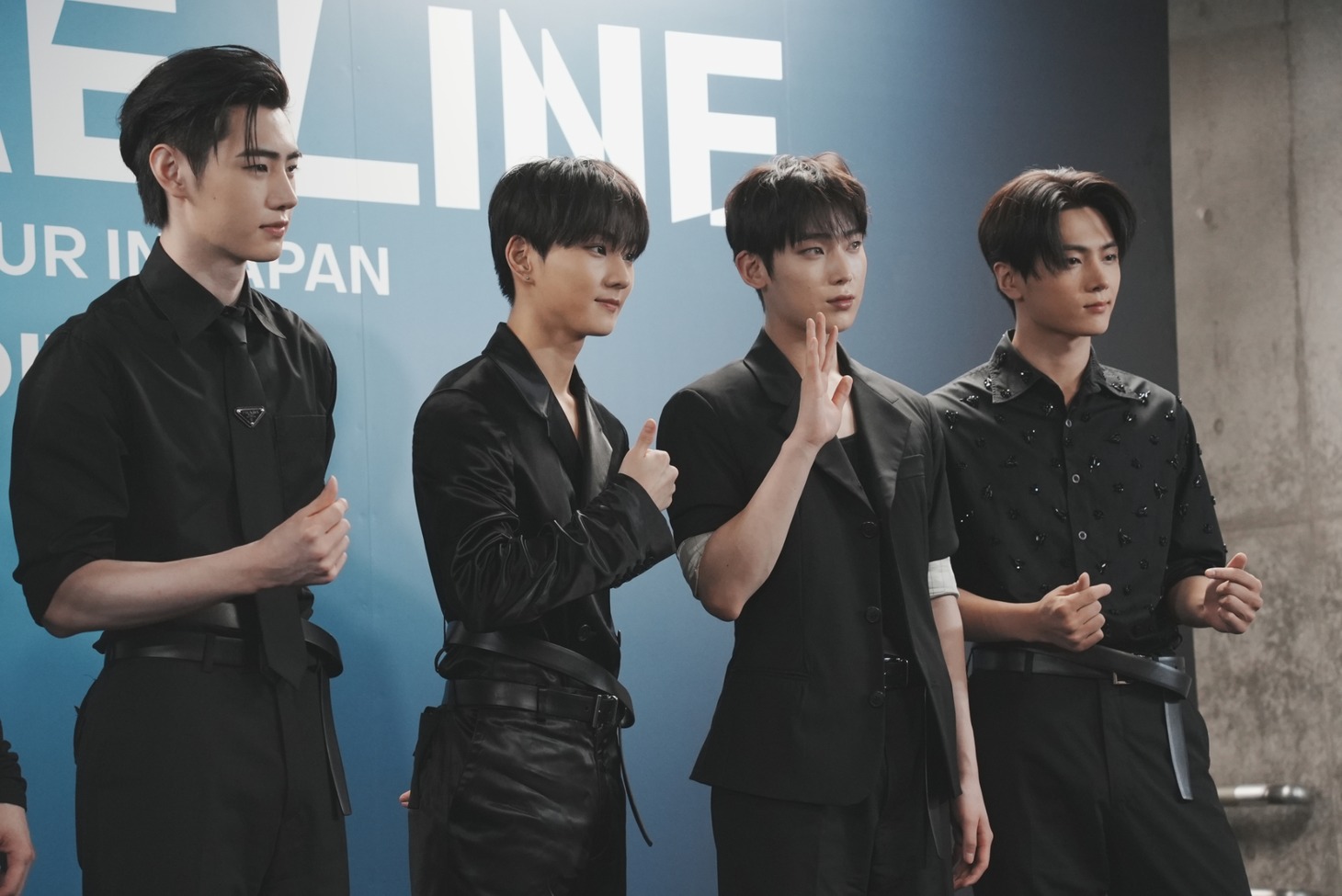 左からSUNGHOON、JUNGWON、SUNOO、JAY。