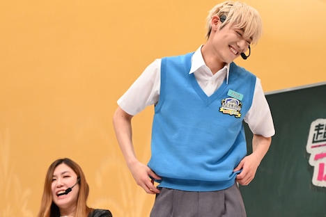 照れるアロハ。