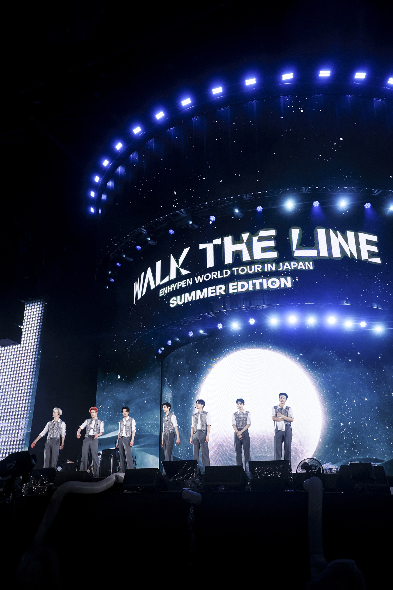 「ENHYPEN WORLD TOUR ‘WALK THE LINE’ IN JAPAN -SUMMER EDITION-」味の素スタジアム公演の様子。 (P)&(C) BELIFT LAB Inc.