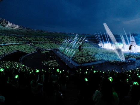 「ENHYPEN WORLD TOUR ‘WALK THE LINE’ IN JAPAN -SUMMER EDITION-」の様子。 (P)&(C) BELIFT LAB Inc.