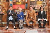 左から本間昭光、木村カエラ、川上つよし、ゴンドウトモヒコ。©テレビ朝日