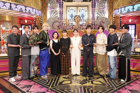 「Golden SixTONES」7月6日放送回の記念写真。©日本テレビ