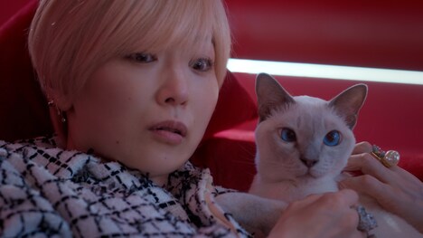 椎名林檎「実験中」ミュージックビデオより。