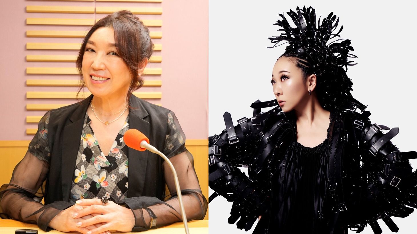 松任谷由実（左）とMISIA（右）。