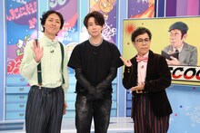 左から矢部浩之、北山宏光、岡村隆史。©フジテレビ