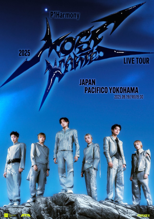 「2025 P1Harmony LIVE TOUR [P1ustage H : MOST WANTED] IN JAPAN」告知ビジュアル