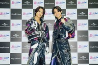 東京ドーム公演を前に囲み取材に応じたKing & Prince。
