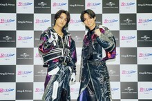 東京ドーム公演を前に囲み取材に応じたKing & Prince。