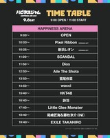 「HAPPINESS JAM 2025」タイムテーブル