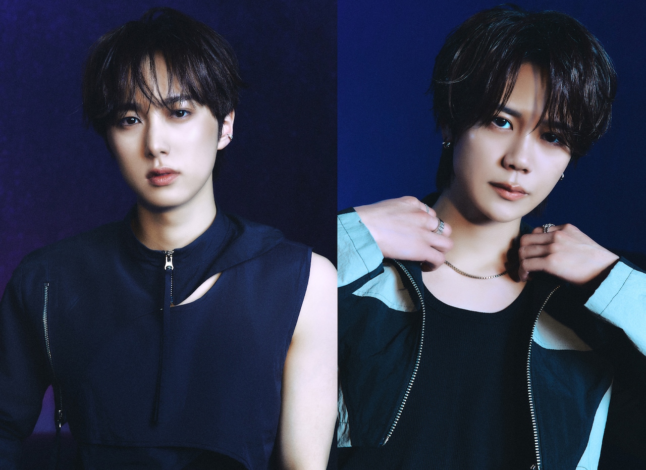 左から尾崎匠海、藤牧京介（INI）。©LAPONE Entertainment - INI