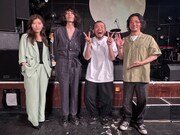 左からヒコロヒー、志磨遼平、アフロ、嶋佐和也。©テレビ朝日