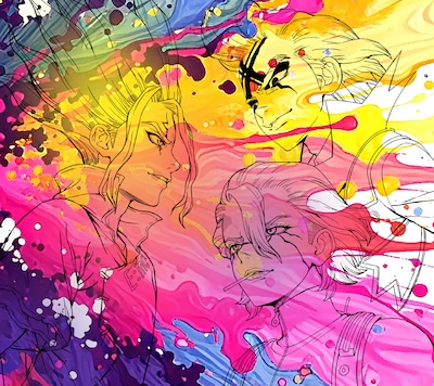 KANA-BOON「SUPERNOVA」ジャケット ©米スタジオ・Boichi／集英社・Dr.STONE製作委員会