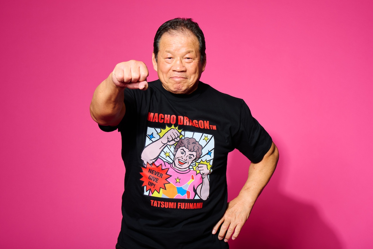 藤波辰爾 - 藤波辰爾の名盤「マッチョ・ドラゴン」モチーフの新T