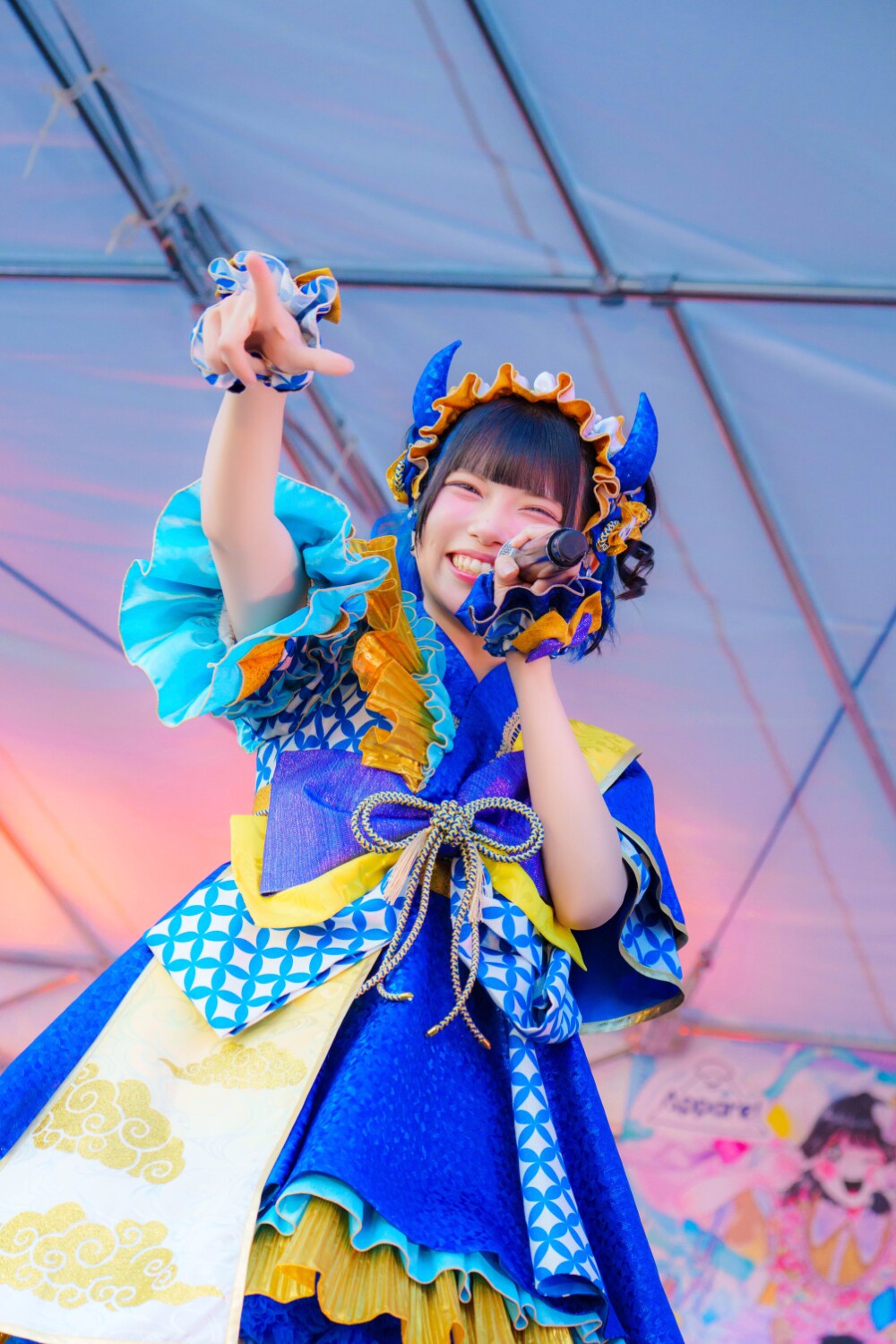 Appare! 藍井すず 法被 藍井すず（撮影：下山春香） - Appare!が全国11都市巡るライブ