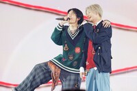 楽しそうな武藤潤と吉澤要人。