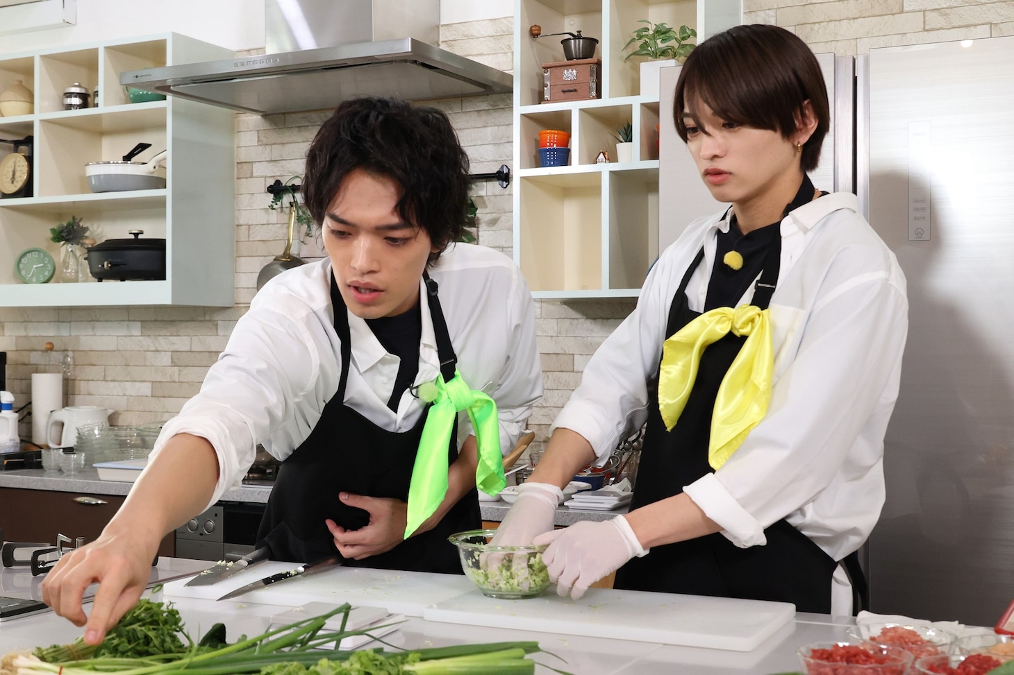原嘉孝＆猪俣周杜。©フジテレビ