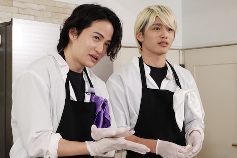 菊池風磨＆篠塚大輝。©フジテレビ