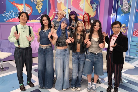 ナインティナインとHANA。(c)フジテレビ