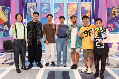 ナインティナインとORANGE RANGE。(c)フジテレビ