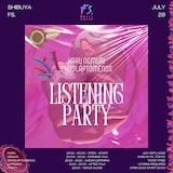 「春ねむり『ekkolaptómenos』Listening Party」告知ビジュアル