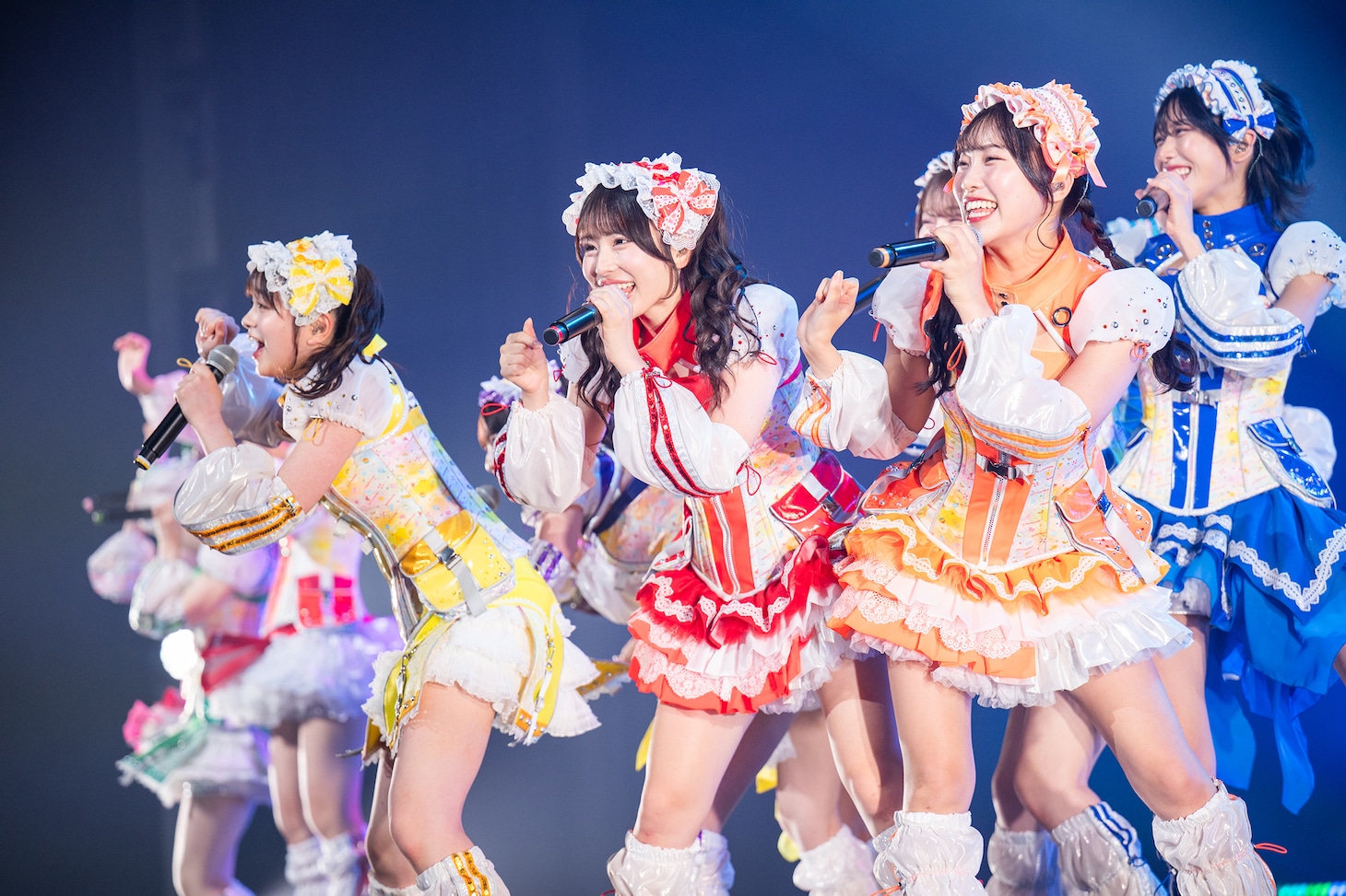左から川端優、栗原舞優、尾林結花、隈本茉莉奈。