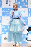 涼しげな衣装で登場したきゃりー。