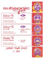 「Subsonic Eye Japan Tour 2025」告知ビジュアル