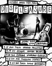 「DISPLEASURE（AOTEAROA / NZ）JAPAN TOUR with DEATHRO」フライヤー