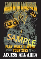 「MAN WITH A "15th" MISSION PLAY WHAT U WANT TOUR 2025～」劇場入場者特典「MWAM特製レプリカ・ツアーパスステッカー」