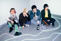 Organic Call。左端がオオシロユイ（Dr）。（撮影：ミワカナコ）