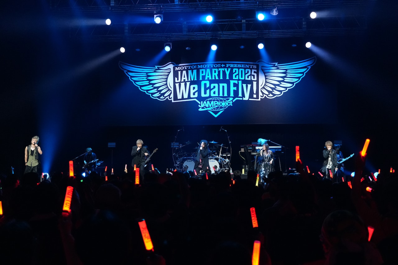 JAM Project「MOTTO! MOTTO!! + presents JAM PARTY 2025 ～ We Can Fly ! ～」の様子。