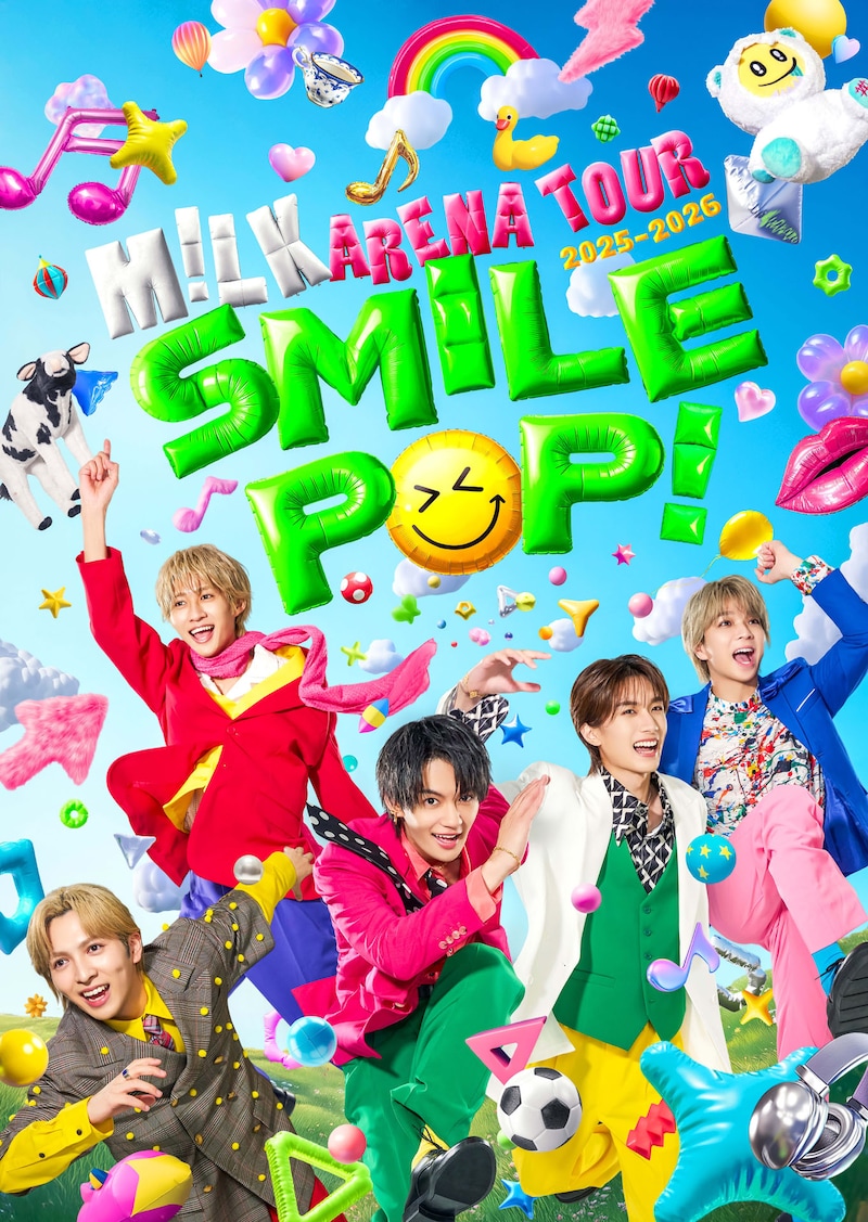 「M!LK ARENA TOUR 2025-2026『SMILE POP!』」キービジュアル