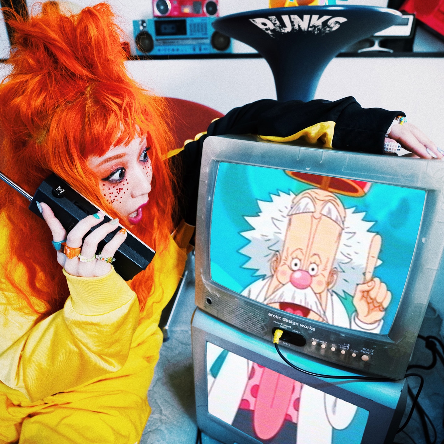 カメレオン・ライム・ウーピーパイ「PUNKS」配信ジャケット