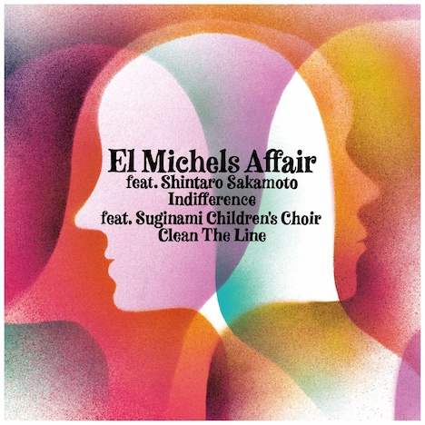 El Michels Affair feat. Shintaro Sakamoto「Indifference」7inchアナログジャケット