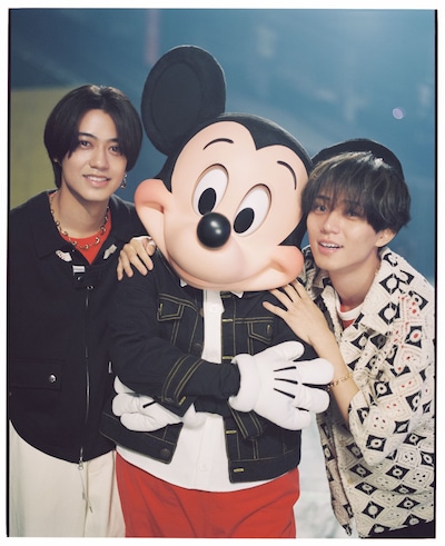 King & Princeとミッキーマウス。（撮影：松岡一哲）